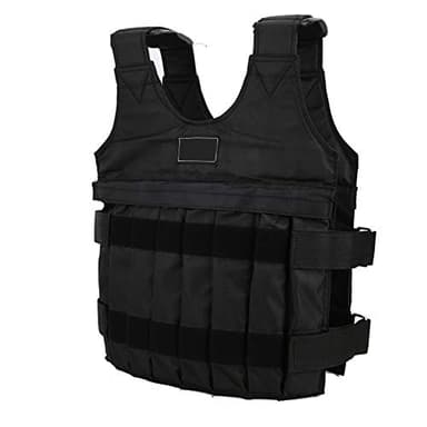 Gilet Lesté 20KG, Gilet lesté Musculation Réglable Avec Sacs de Sable Amovibles Fitness Entraînement Gym Exercice Corps Lourd pour Poids Entrainement Musculation Exercice Boxe