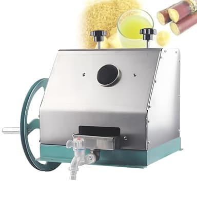 OzcNykt Extracteur De Jus De Canne à Sucre en Acier Inoxydable, Extracteur De Jus De Canne à Sucre Manuel Professionnel, pour La PréParation De Jus à La Maison Ou à des Fins Commerciales