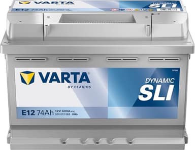 Varta Blue Dynamic E12 Batterie Voitures, 12 V 74Ah 680 Amps (En)
