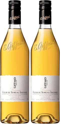 Giffard - Liqueur Fleur de Sureau Sauvage - Recette Française - Elégante et Puissante - 70 cl (Lot de 2)