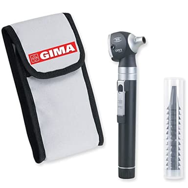 GIMA 31524 Otoscope, 2,5 V, lumière du xénon-halogène, pochette