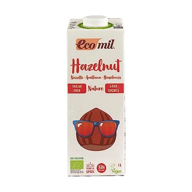 ECOMIL Boisson à la noisette sans sucres et sans gluten 1L Bio -