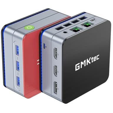 GMKtec G2 Plus Mini PC, Intel Twin Lake N150 (4C/4T, Mise à Niveau N100/N97) jusqu'à 3,6 GHz, Mini Desktop Computer, 12 Go de RAM LPDDR5, 512 Go SSD, WiFi 6, BT5.2