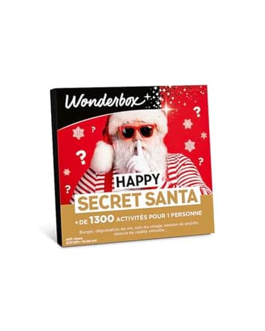 Wonderbox - Happy Secret Santa - Coffret Cadeau - Idée Cadeau Multi Activités