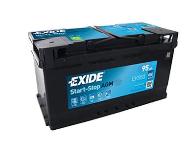 EXIDE Technologies AGM EK950 Batterie de Voiture 95Ah 850A Start Stop