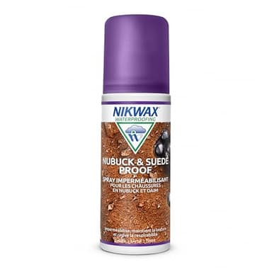 Nikwax NUBUCK & SUEDE SPRAY-ON WATERPROOFER, Imperméabilisant pour chaussures en nubuck et daim, 125ml (Neutre)