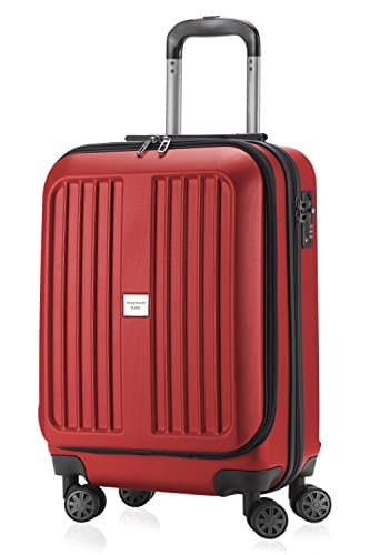 HAUPTSTADTKOFFER - X-Berg - Bagage à Main Robuste avec Compartiment pour Ordinateur Portable, ABS, 55 cm, 42 L, Rouge