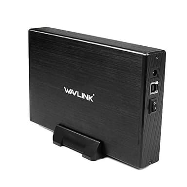 WAVLINK USB 3.0 vers boîtier de Disque Dur Externe SATA III 3,5 pour disques durs 3,5 SATA et disques durs SSD Prend en Charge UASP (ne Contient Pas de Disque Dur)