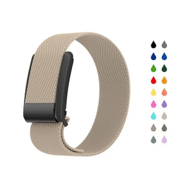 Lunar Bracelet compatible avec Whoop 5.0 Band, très léger, respirant et réglable en différentes couleurs, beige, talla única