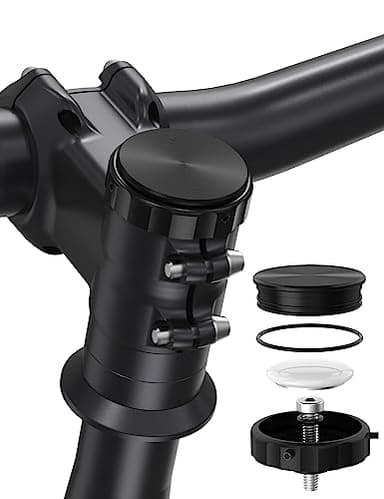 SUPMEGA Support de Vélo AirTag, Support de Capuchon de Tige de Vélo Caché pour AirTag, Antivol Vélo GPS Tracker Accessoire AirTag Étanche AirTag Holder