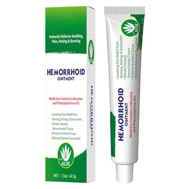 42g Crème Hémorroïdes,Crème anale pour pommade,Soulage l'Inconfort Et Apaise Les Démangeaisons Hémorroïdaires,Favorise la Guérison,Adapté Hommes et Femmes
