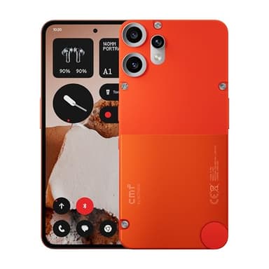 CMF Phone 2 Pro 128GB – Smartphone 5G avec Appareil Photo 50MP et Zoom 20x, écran AMOLED FHD+ 6,77" à 120Hz, Batterie 5000mAh et Nothing OS 3.2 – Orange