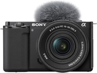 Sony ZV-E10K Appareil Photo Hybride (APS-C) avec Objectif Power Zoom 16-50 mm f/3,5-5,6 II – écran orientable et inclinable, autofocus Eye AF en Temps réel, idéal pour Vloggers et débutants