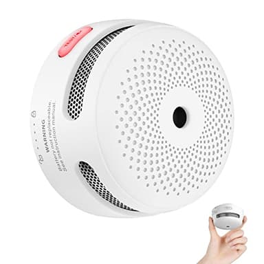X-Sense Mini-Détecteur de Fumée avec 10 Ans d'Autonomie, Détecteur de Fumée Conforme à la Norme en 14604, Détecteur d'Incendie avec Capteur Photoélectrique, XS01, Lot de 1