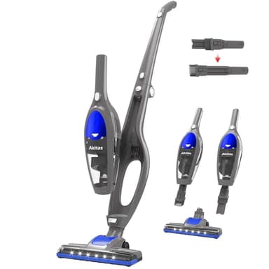 Akitas U10 Aspirateur Balai sans Fil 3en1 à Main et Vertical Léger 22,2 V 150 W Batterie Lithium Rechargeable pour Sol, Tapis, Poils d'animaux (U10)