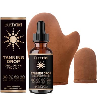 Gouttes Autobronzantes,Autobronzant Visage et Corps,Sérum Autobronzant Visage,Goutte Bronzante Visage convient à la plupart des types de peau,Gouttes Autobronzantes Rapid pour Le Visage et Le Corps