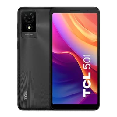 TCL 501 15,2 cm [6] Double SIM Android 14 4G 2 Go 32 Go 3000 mAh Noir (TCL 501 BLACK 32GB)