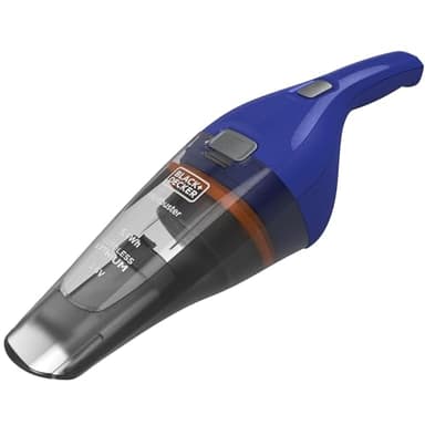 BLACK+DECKER - Aspirateur de Table à Main Sans Fil DUSTBUSTER Rechargeable - Mini Aspi Compact 3,6V - Autonomie 15 min - Batterie Lithium-ion - Capacité 385 ml - Bleu Cobalt - NVC115WA-QW