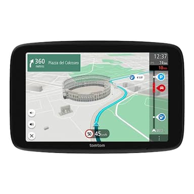 TomTom GPS GO Superior (Ecran 7 Pouces, Info Trafic, Alertes de Zones de Danger, Cartes Monde, Mise à Jour Rapide Via WiFi, Prix du Carburant, Fixation Magnétique Alimentée) - Nouveau Logiciel