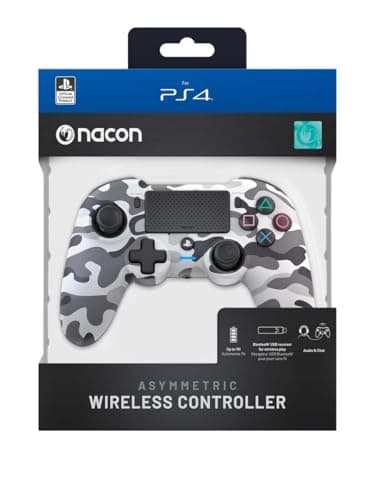 Manette sans fil asymetrique Nacon pour PS4 Camouflage gris