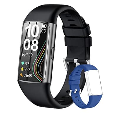 Tipmant Montre Connectée Femme Homme, 1,47" écran Tactile Bracelet Montre Connectée avec Fréquence Cardiaque, Oxymètre, Podometre, Coloré, Sommeil, Etanche IP68 Montre Connecter pour Android iOS1