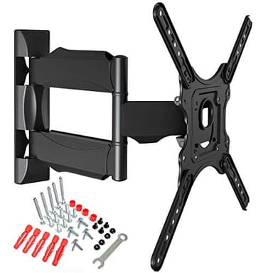 North Bayou Support Mural TV Orientable pour écrans 32-55 Pouces LED LCD Support TV avec VESA Max de 400x400mm Capacité Max de 31,8 kg