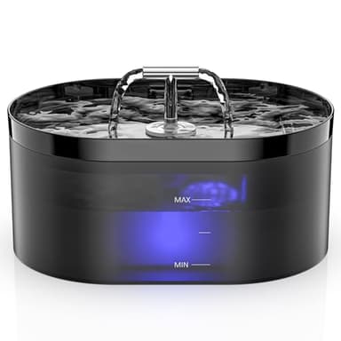 Fontaine à Eau Automatique pour Chat - 2,2L - Fontaine à Eau pour Chat - Distributeur Eau Chat - Fontaine Eau Chat - Super Silencieuse, Chiens, Plusieurs Animaux de Compagnie