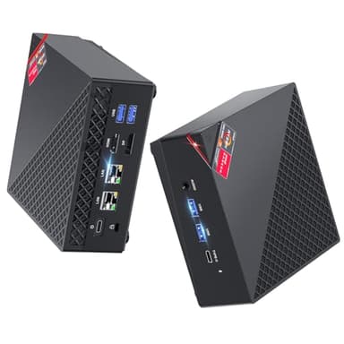ACEMAGICIAN AM06Pro Mini PC, AMD Ryzen 7 5700U (8C/16T, jusqu'à 4,4 GHz), 32 Go DDR4 512 Go M.2 SSD Mini PC Win 11 Pro avec Type-C | 4K UHD | Dual LAN | WiFi 6 | BT5.2