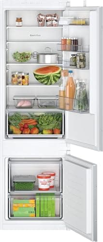 Bosch KIV87NSE0, Série 2, Réfrigérateur congélateur, Encastrable, 177.2 x 54.1 cm, 200 L / 70 L