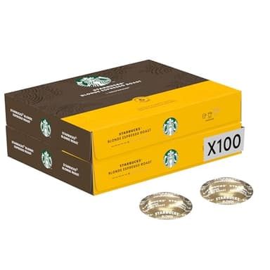 Nespresso professionnel - Starbucks® Blonde Espresso Roast - 100 capsules (2 boîtes de 50) - Adapté aux professionnels