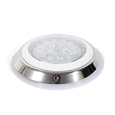 Projecteur de piscine LED 54 W, IP68, éclairage sous-marin 5400 lm, flux lumineux avec télécommande, 7 couleurs et 12 modes pour piscines, aquariums, gymnases, fontaines