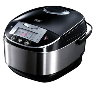Russell Hobbs Autocuiseur [Mutifonction: 1 seul appareil pour tout cuire] CookAtHome (900W, 11 Programmes, Cuiseur de riz, Panier Vapeur, Départ Différé, Ecran LED) Multicuiseur 21850-56