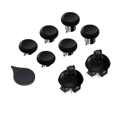 GuliKit Kit de remplacement de joystick magnétique TMR à tension réglable à 720°, pour manette PS5 DualSense/DualSense Edge, module de réparation de bâton anti-dérive avec 3 paires de capuchons de