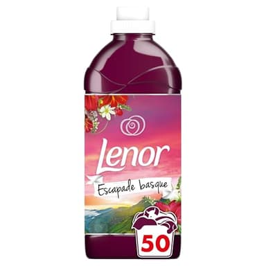 Lenor Escapade Basque Adoucissant, 400 Lavages (1.15L x 8), Pour Une Fraîcheur Et Une Douceur Durables