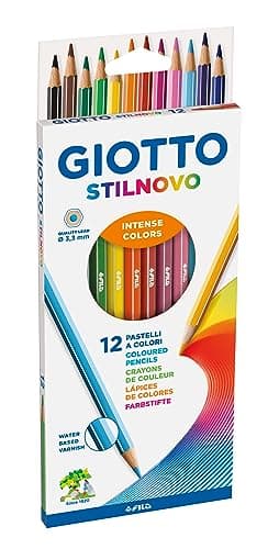 GIOTTO Stilnovo - Etui 12 crayons de couleur
