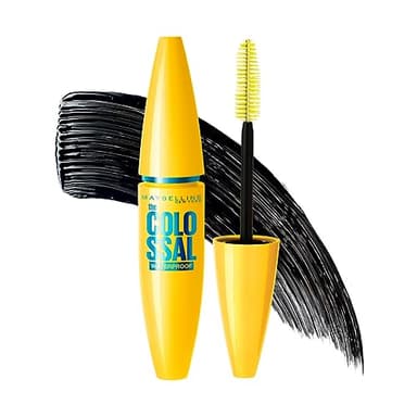 Maybelline New York - Mascara Volumateur Waterproof - Enrichi en Collagène - Volum' Express - Colossal - Noir - 10 ml