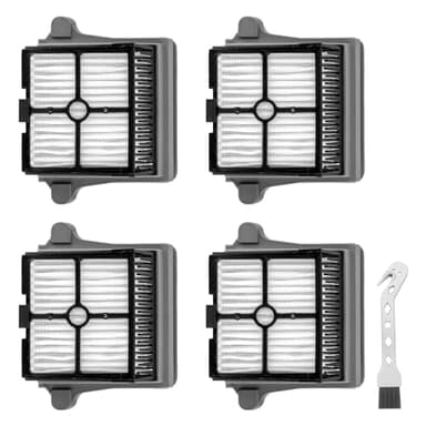 Fixbetter Lot de 4 filtres HEPA pour Tineco Floor One S7 Pro/Floor One S6 / Floor One S7 Combo/FLOOR ONE S7 Flashdry/SWITCH S7/S7 Steam accessoires pour aspirateur