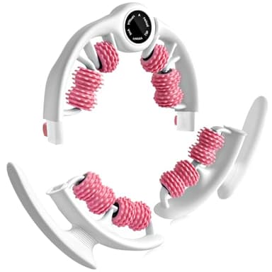 Appareil de massage anti-cellulite, têtes de massage amovibles pour réduire la cellulite, appareil manuel anticellulite (rose)