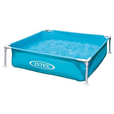 Intex piscinette Metal acidulée carrée Turquoise