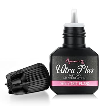 Beauty7 Colle Extension de Cils Ultra Plus Gel Instantané, Adhésif pour Greffe Cils Semi Permanent Cils Eyelash Glue Utiliser a la maison ou la salon
