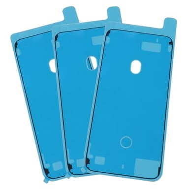 WOONEKY 3 pièces Adhésif Étanche Cadre LCD pour Smartphone Plus Colle Forte sans Découpe Kit pour Écran et Coque Arrière Noir Joint Étanchéité Solide