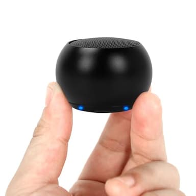 mumisuto Enceinte Bluetooth Super Petit avec Son Surround 9D, 3W Haut Parleur Bluetooth Portable avec Basses Puissantes pour iPhone, Android, Appairage TWS, pour Intérieur, Extérieur & Les Voyages