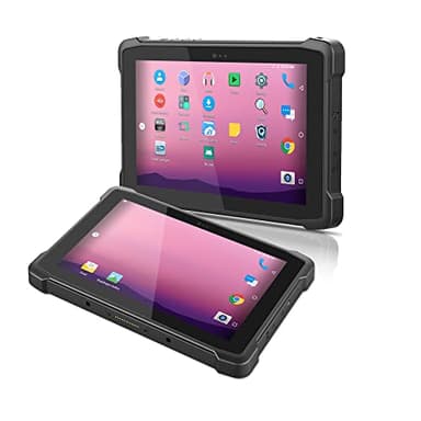 ThinKol Tablette Robuste de 10,1" pour Le Travail sur Le Terrain Mobile avec Android 11, SM6350, 4 Go de RAM, 64 Go, IP65GPS, WiFi, 5G, Bluetooth, Scanner 2D, Chargeur de Station d'accueil