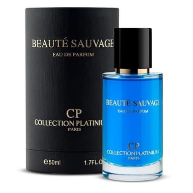 Extrait de Parfum Homme 50ml - Beauté Sau vage Collection Platinium | Notes d’une magnifique virilité Made In France