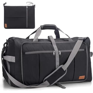 Upeelife Sac Voyage Pliables 125L, Grand Sacs de Voyage Femme Homme Sac de Sport, Etanche Sac Weekend avec Compartiment à Chaussures et Poche Humide