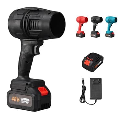 Souffleur À Jet Turbo, Dépoussiéreur À Air Super Puissant Turbo sans Fil,Mini Souffleur De Poussière Violent Portable, Souffleur À Jet Sec pour Séchage De Voiture (Noir)