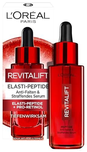 L'Oréal Paris Sérum à effet hyaluronique immédiat - Soin du visage anti-âge en profondeur pour réduire les rides - Avec acide hyaluronique et pro-élastine - Revitalift - 1 x 30 ml