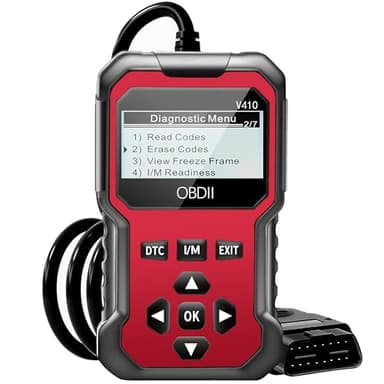 410red - Outil de diagnostic OBD2 - Outil de scanner de code de défaut de voyant moteur à effacer rapidement avec réinitialisation, DTC, flux de données, préparation I/M, outil de diagnostic pour