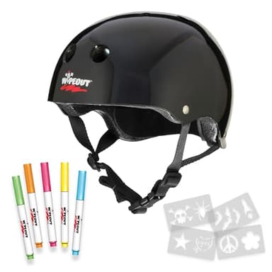 Wipeout WP4003 Sporting_Goods Unisex-Youth, Noir, Ages 8+