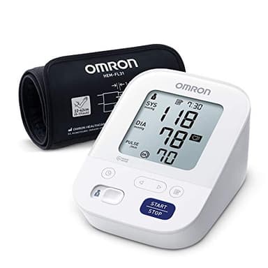 OMRON X3 Comfort moniteur de tension artérielle – validé cliniquement, Tensiometre Bras avec détection des pulsation cardiaques irrégulières, mémoire 2 utilisateur and brassard intelli wrap